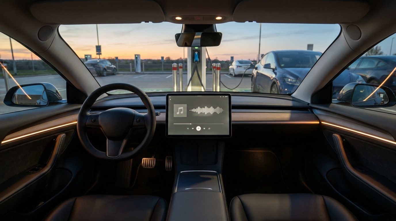 Voitures électriques : la radio garde 42 % de l'écoute à bord